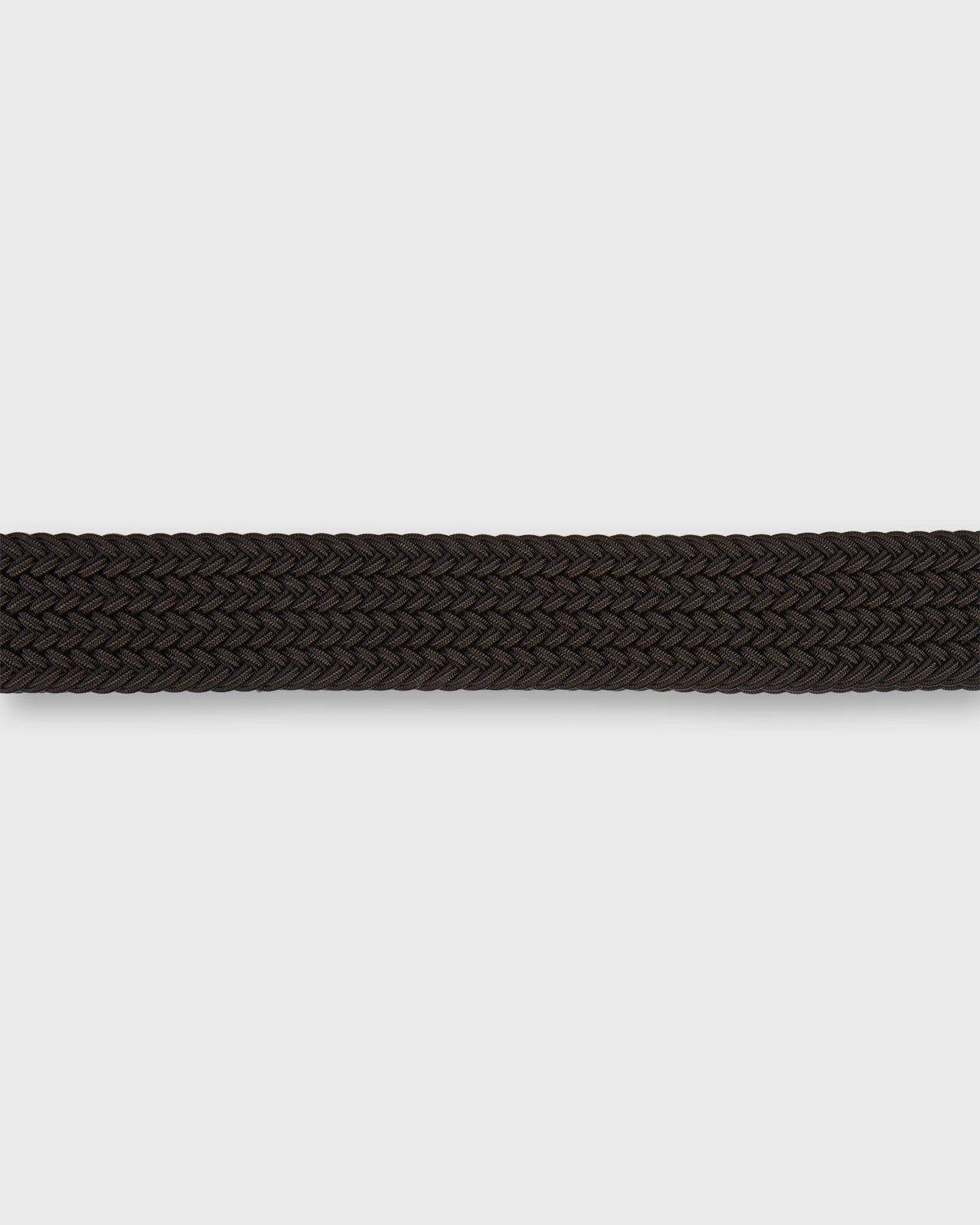 1.25" Woven Elastic Belt in Chocolate