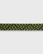 Load image into Gallery viewer, 1.25&quot; Woven Elastic Belt in Gold/Green/Navy
