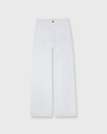 Load image into Gallery viewer, Coco Patch Pocket Jean in White Stretch Denim
