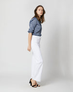 Load image into Gallery viewer, Coco Patch Pocket Jean in White Stretch Denim
