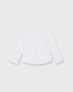 Load image into Gallery viewer, Kiki Jacket in White Garment-Dyed Stretch Twill
