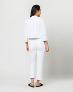 Load image into Gallery viewer, Kiki Jacket in White Garment-Dyed Stretch Twill
