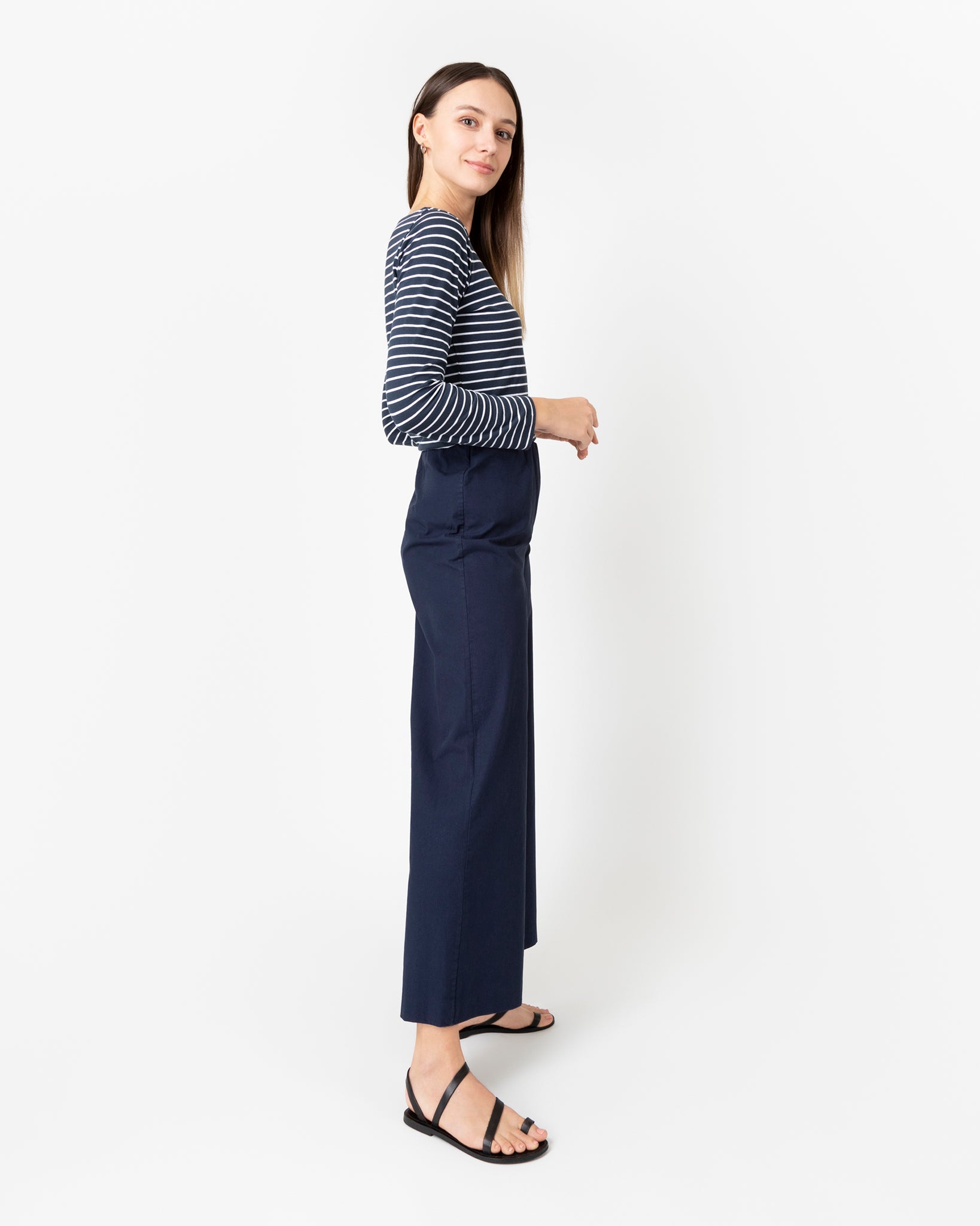 Pull On Sailor Pant - NAVY