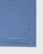 Load image into Gallery viewer, Short-Sleeved Polo in Ink/Coastal Stripe Jersey
