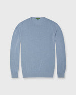 Load image into Gallery viewer, Crewneck Sweater in Pale Heather Sky Cotton
