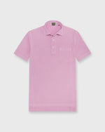 Load image into Gallery viewer, Slim-Fit Short-Sleeved Polo in Pink Jersey
