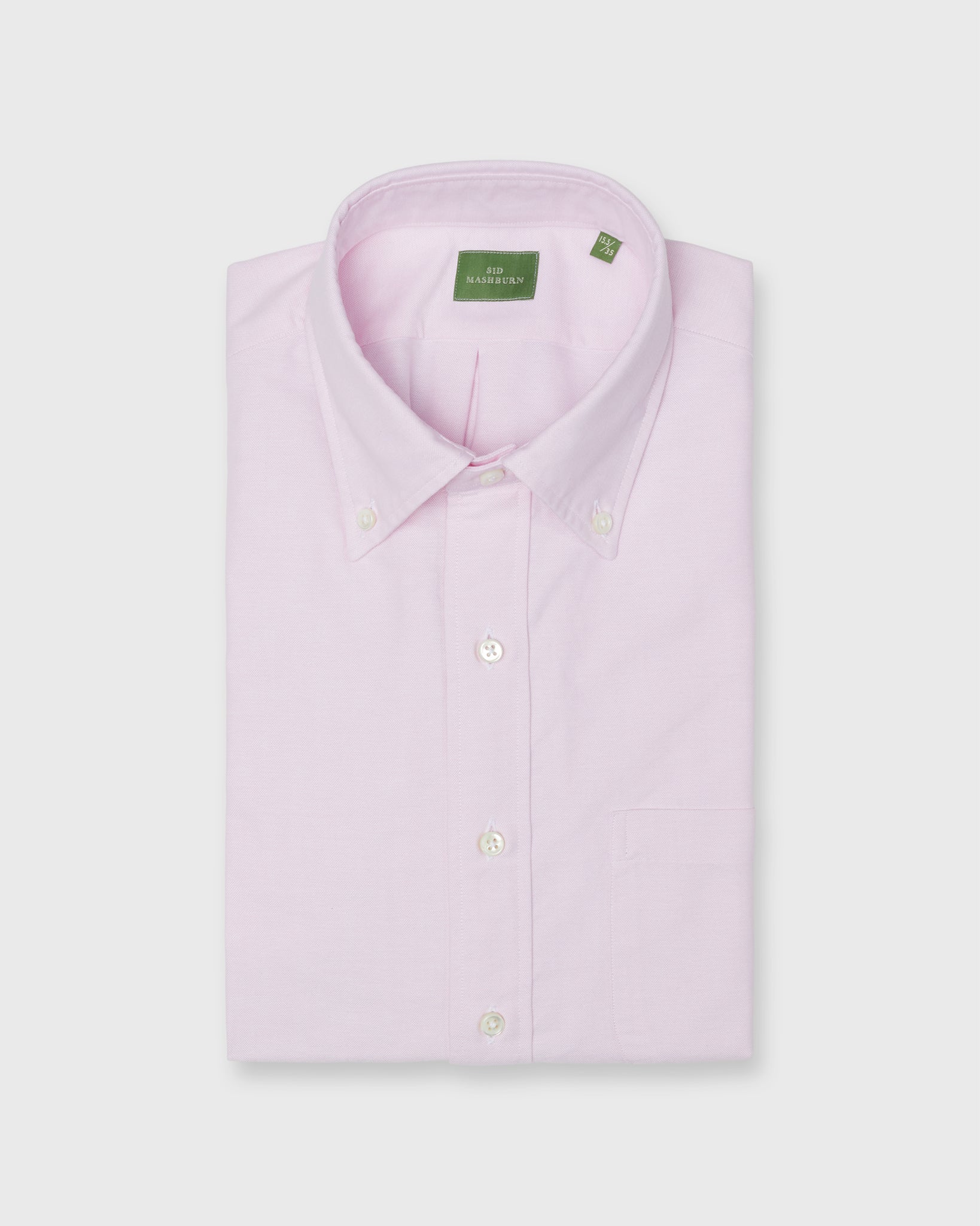 Button-Down Dress Shirt Light Pink Oxford
