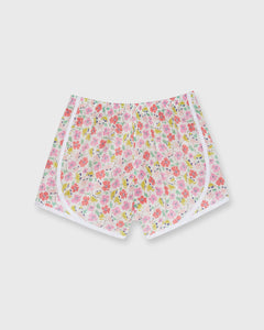 Track Short in Pink/Yellow Edie Liberty Fabric