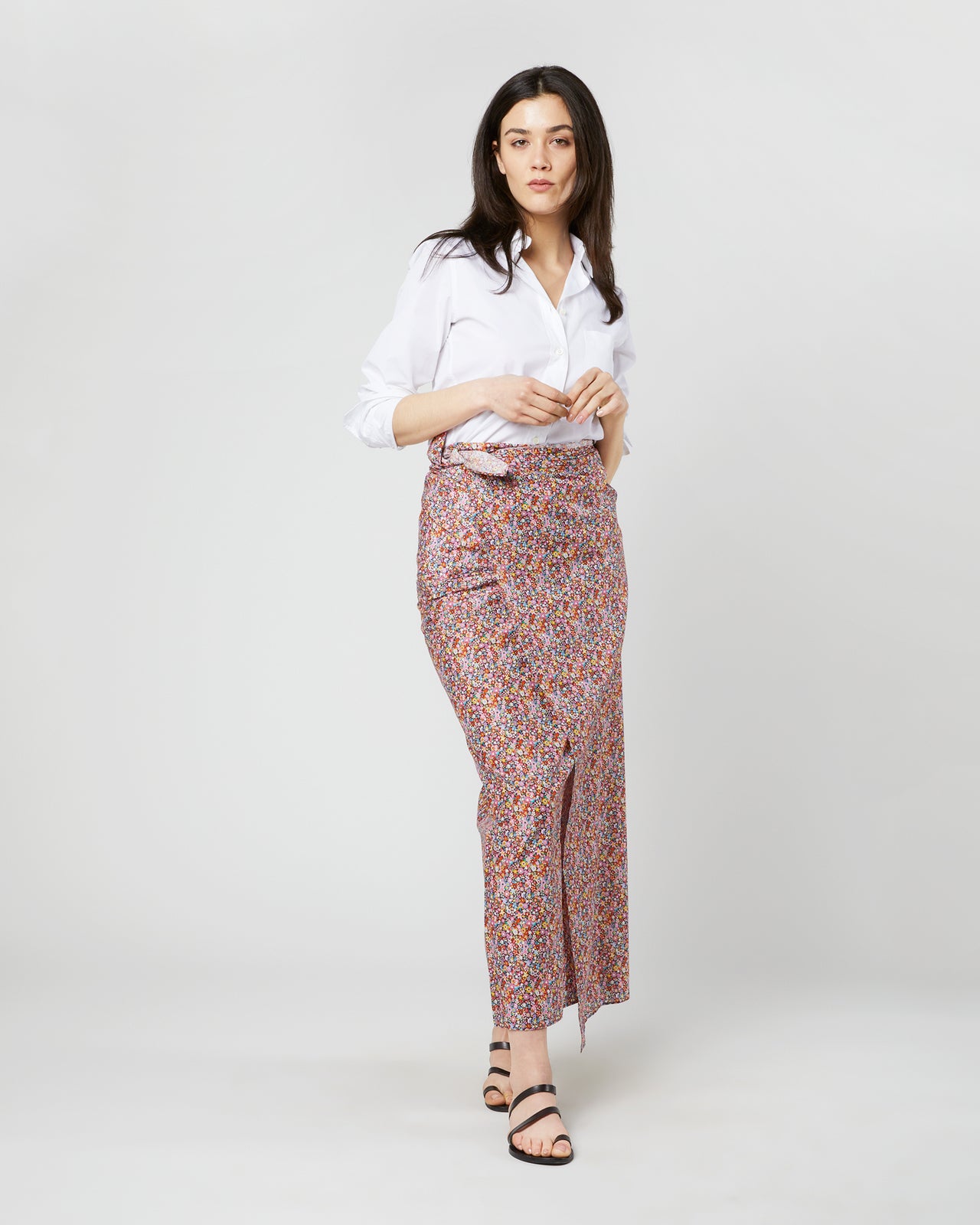 Ashley Pareo in Pink/Orange Dazzle Liberty Fabric