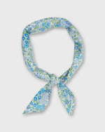 Load image into Gallery viewer, Anyway Scarf in Blue/Green Joanna Louise Liberty Fabric
