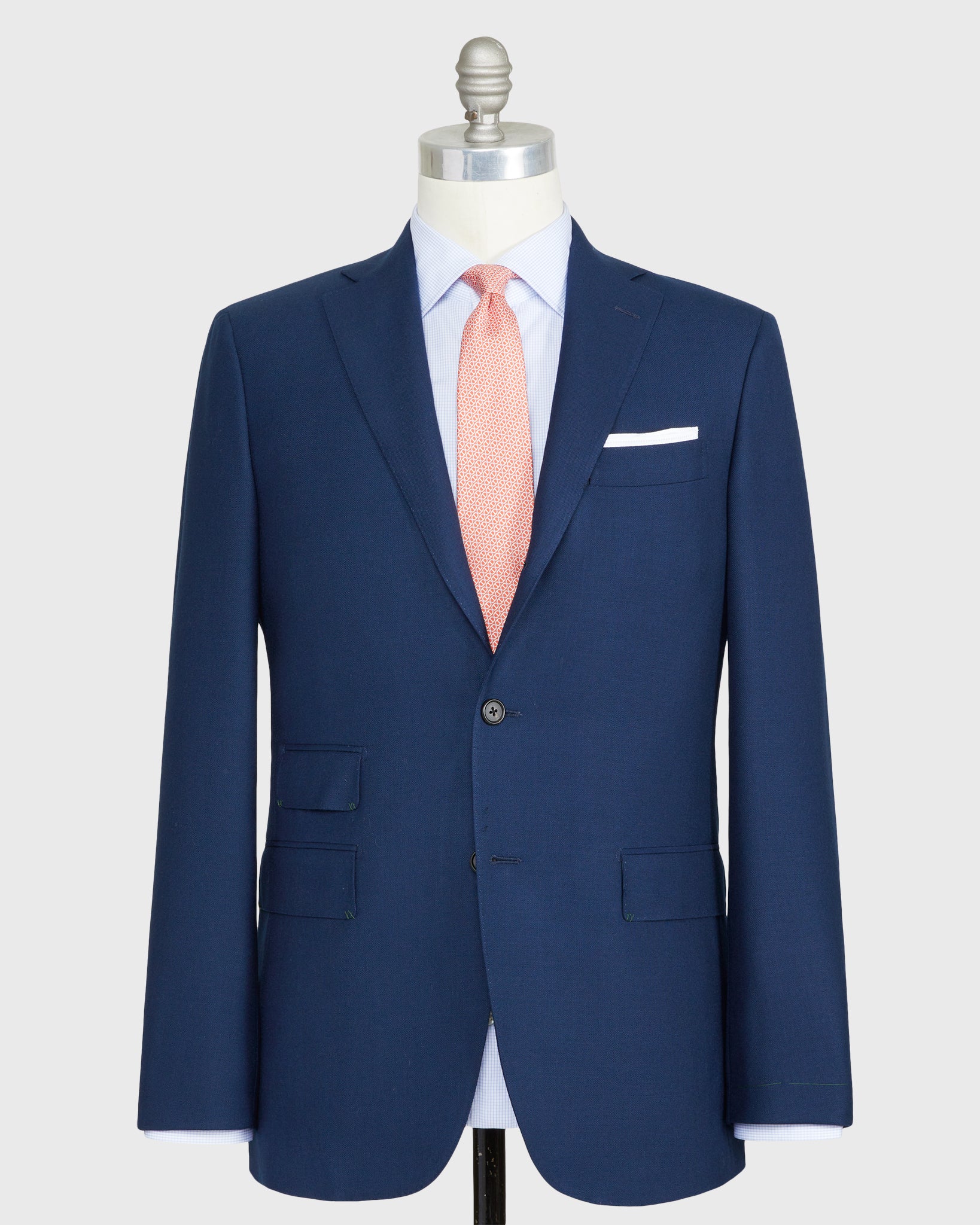 Virgil No. 3 Suit in Blue Tropical Wool
