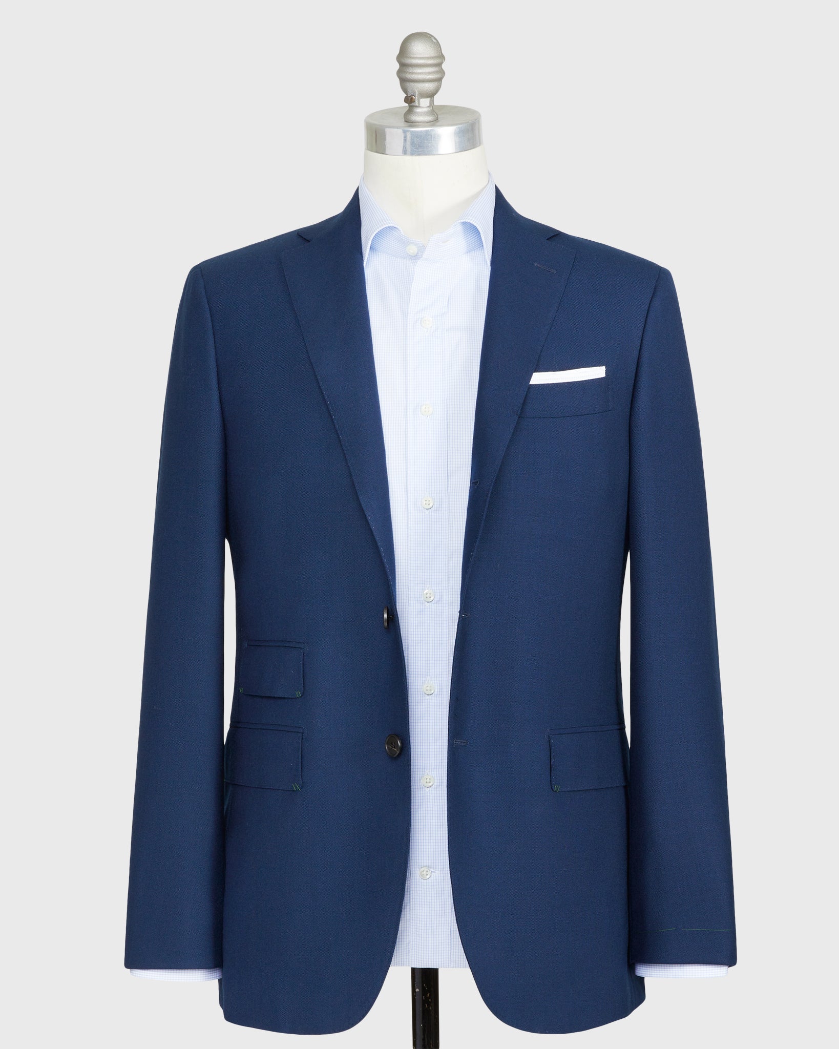 Virgil No. 3 Suit in Blue Tropical Wool