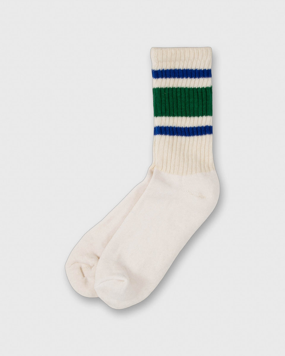 Retro Classic Socks in Kelly/Royal | Shop Sid Mashburn