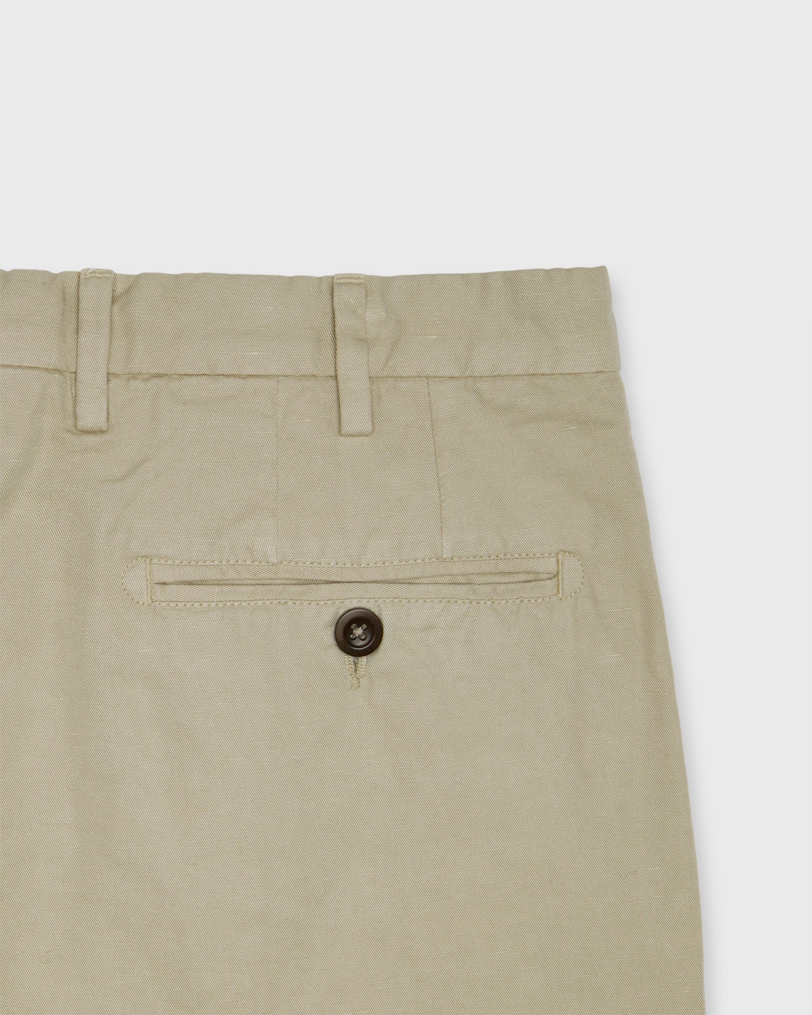 Garment-Dyed Sport Trouser in Sand Cotolino Twill | Shop Sid Mashburn