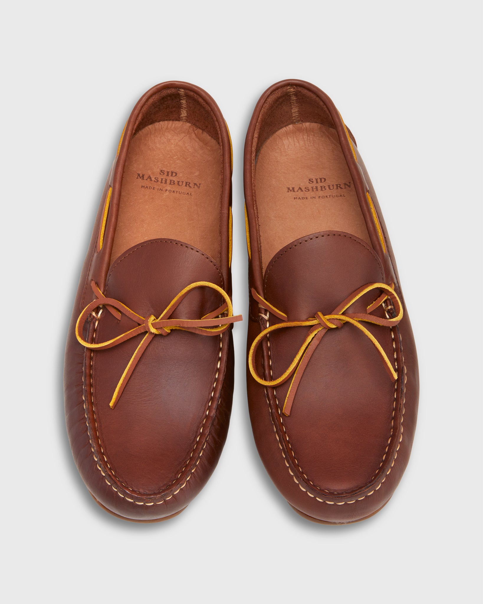 Driving Moccasin in Bourbon Leather | Shop Sid Mashburn