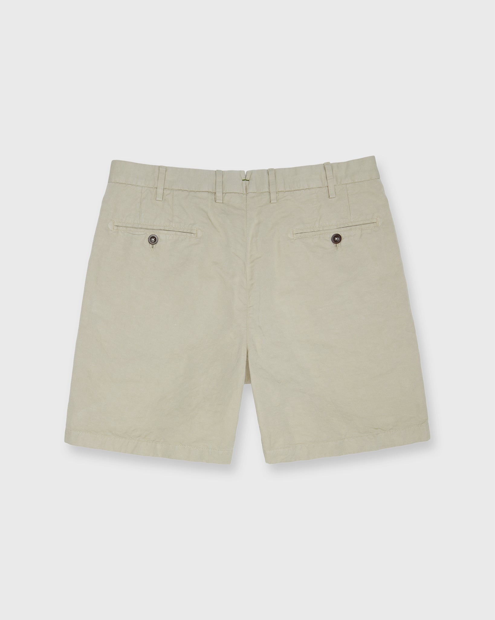 Garment-Dyed Short in Sand Cotolino Twill