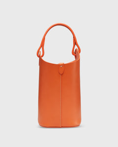 Bucket Tote in Mango Leather