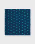 Load image into Gallery viewer, Bandana in Navy/Surf Button Batik
