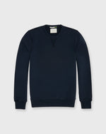 Load image into Gallery viewer, Crewneck Pullover Sweatshirt in Navy French Terry
