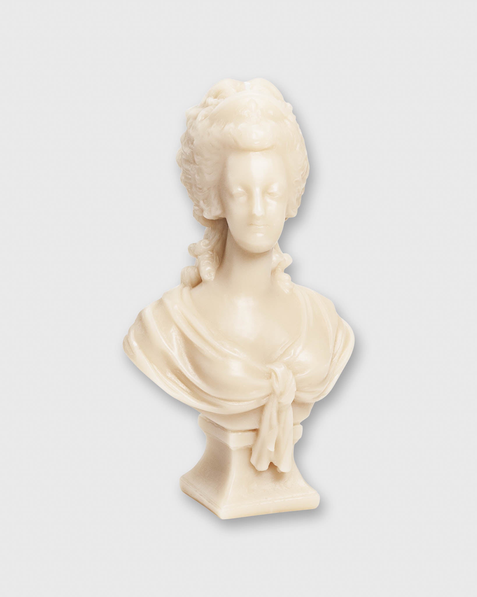 Marie Antoinette Bust Candle in Stone