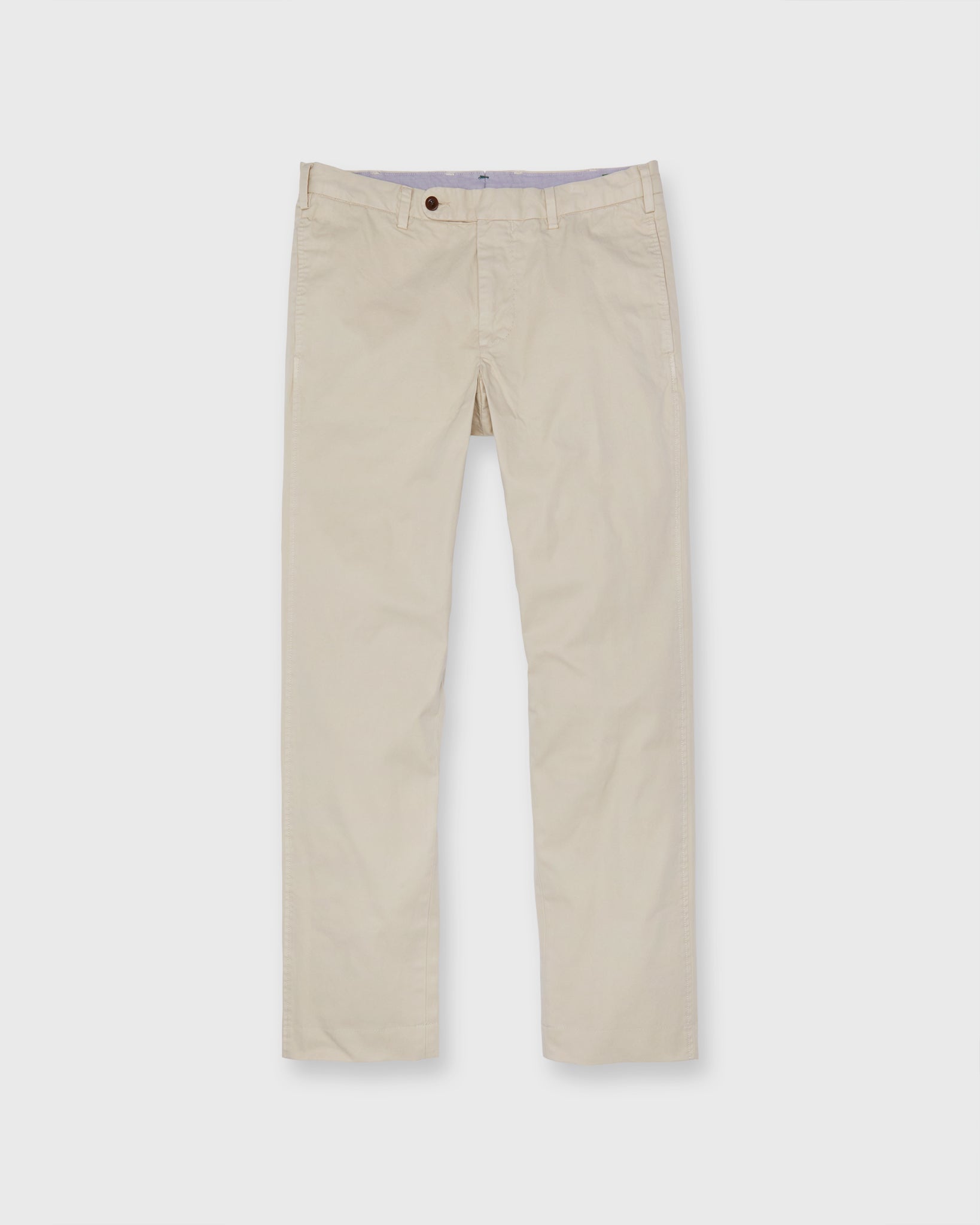 Garment-Dyed Sport Trouser in Khaki AP Lightweight Twill