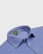 Load image into Gallery viewer, Short-Sleeved Polo in Ink Oxford Pique
