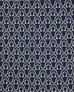 Load image into Gallery viewer, Silk Print Tie in Navy/Grey/White Stirrups
