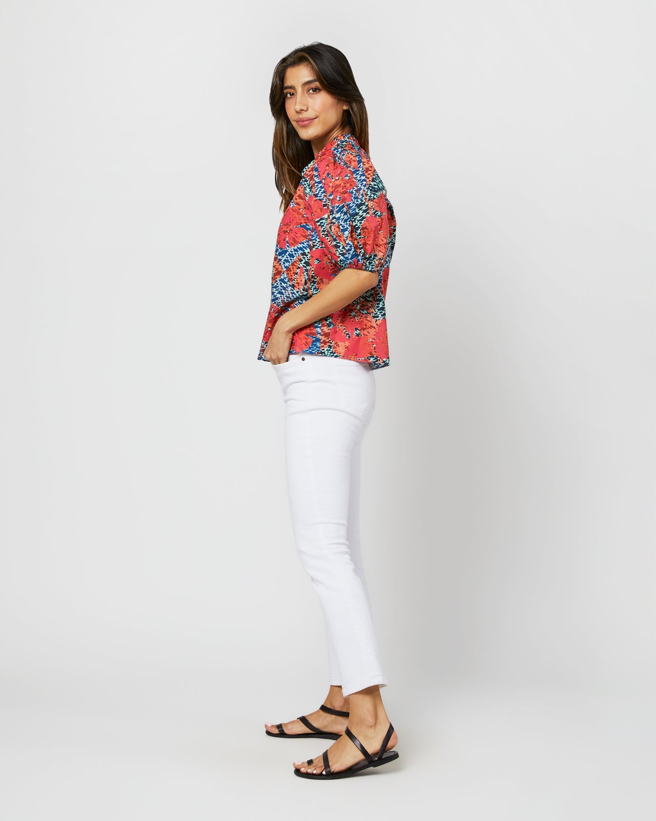 Tillie Top in Flamingo