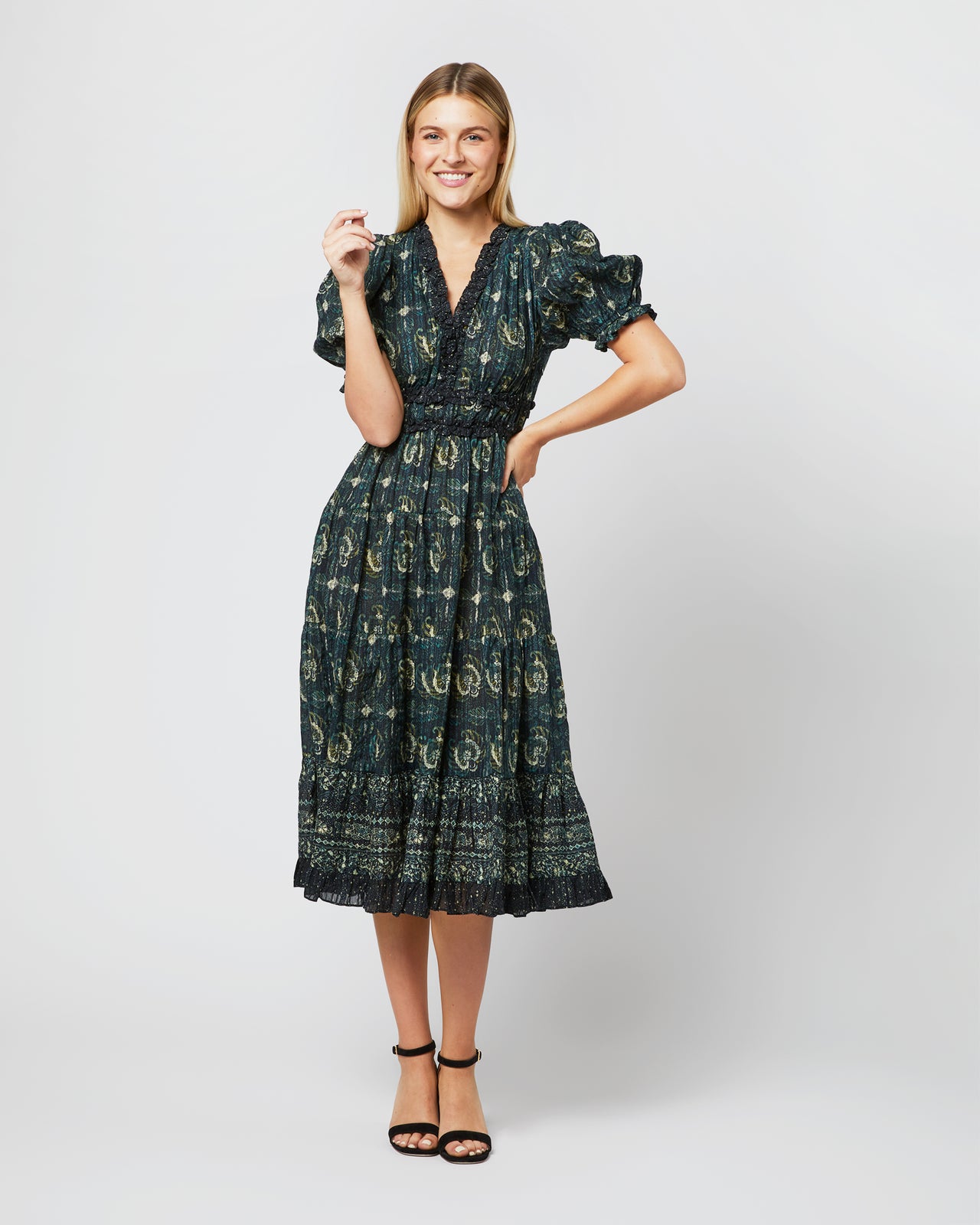 Elli Dress in Pacific | Shop Ann Mashburn