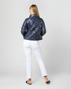 A-Line Short Jacket in New Blu