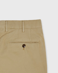 Sport Trouser in Khaki Stretch Silkochino