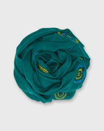 Load image into Gallery viewer, Lilly Pads Scarf in Emerald Green
