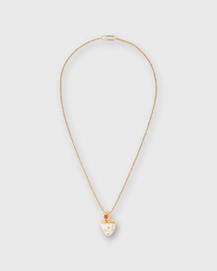 Tabata Long Necklace in Gold/Ivory