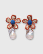 Load image into Gallery viewer, Crown Daisy Clip-On Earrings in Multi
