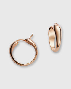 Small Hoop Earrings in Gold-Plated Brass
