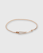 Load image into Gallery viewer, Chain Bracelet with Fine Hook in Gold-Plated Brass
