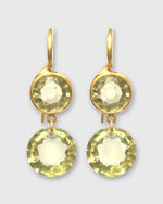 Load image into Gallery viewer, Small Incandescence Earrings in Lemon Quartz
