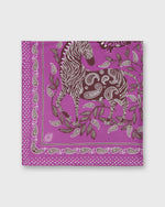Load image into Gallery viewer, Zack Square Scarf in Purple Silk
