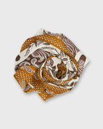 Load image into Gallery viewer, Zack Square Scarf in Natural Silk
