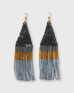 Load image into Gallery viewer, Franja Earrings in Charcoal
