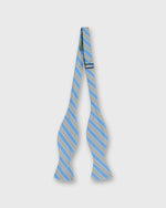 Load image into Gallery viewer, Silk Bow Tie in Light Blue/Green/Pink Stripe
