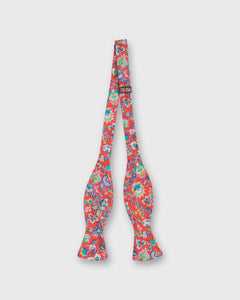 Cotton Bow Tie in Red/Multi Floral