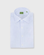 Load image into Gallery viewer, Spread Collar Dress Shirt Blue Stripe End-On-End
