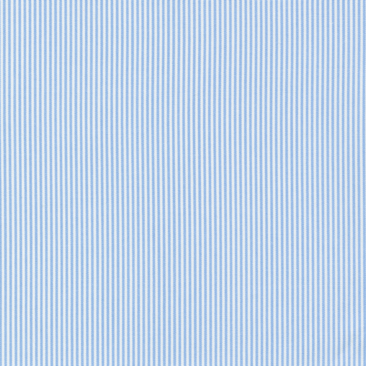 Made-to-Order Fabric in Light Blue Fine Bengal Stripe Poplin