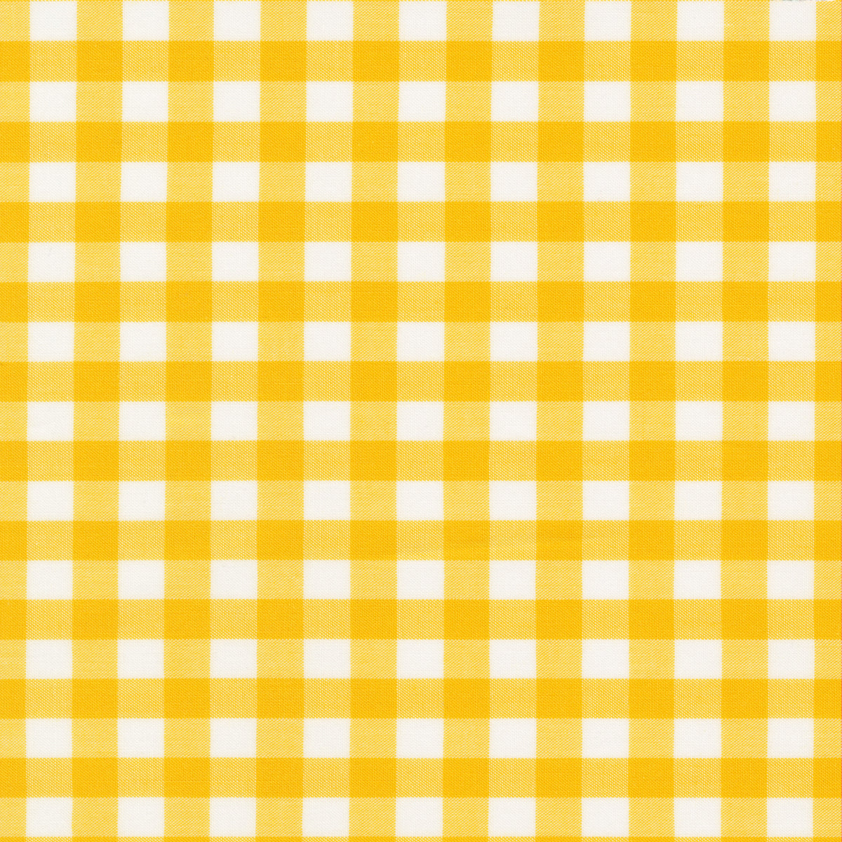 Made-to-Order Fabric in Yellow Medium Gingham Poplin