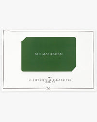 Sid Mashburn Gift Card