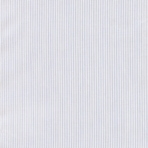 Made-to-Measure Shirt in Pale Blue/White Stripe End-on-End