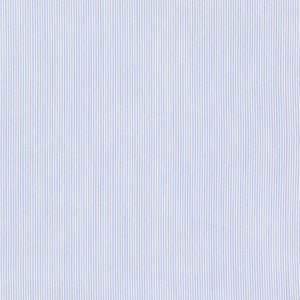 Made-to-Measure Shirt in Blue/White Hairline Stripe Poplin