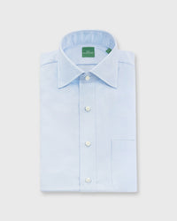 Spread Collar Dress Shirt Sky Blue Roxford