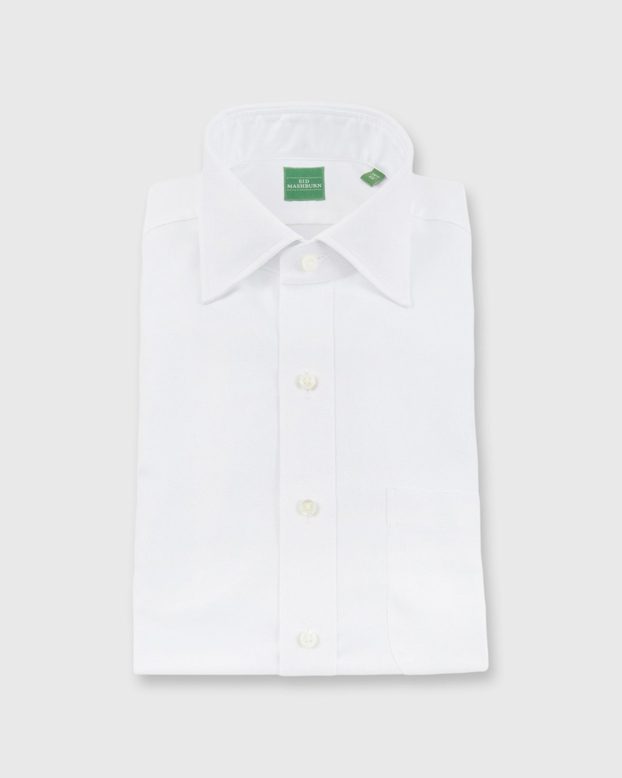 Spread Collar Dress Shirt in White Roxford - 17 / 33 by Sid Mashburn Spread Collar Dress Shirt in White Roxford - 17 / 33 by Sid Mashburn